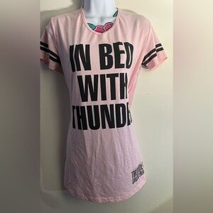 Thunder From Down Under Pink Pajama Dress